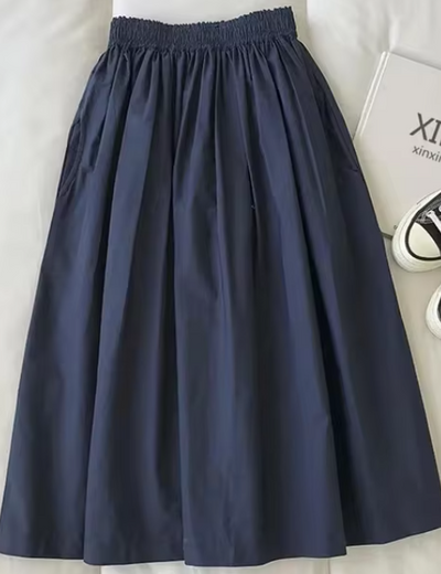 Caela - Einreihige Damenröcke mit hoher Taille